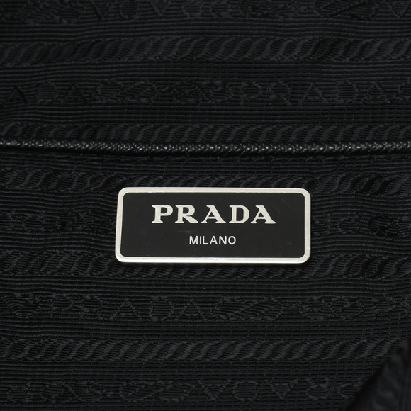 Prada Hardware Nylon Tote Bag Black Silver - Picture 8 of 10